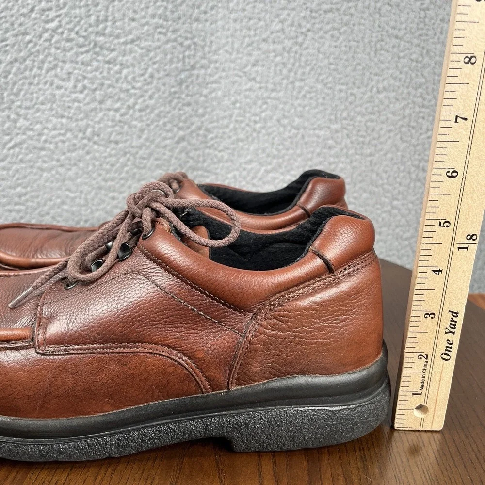 Dr. Martens‎ Shoes Mens Size 10 Brown Leather Moc Toe Work Utility Casual Oxford